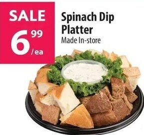 Co-op Spinach Dip Platter offer