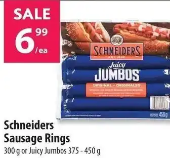 Co-op Schneiders Sausage Rings 300 offer