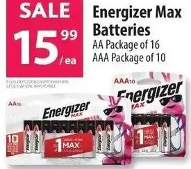 Co-op Energizer Max Batteries offer