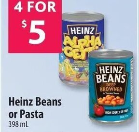 Co-op Heinz Beans or Pasta 398 ml offer