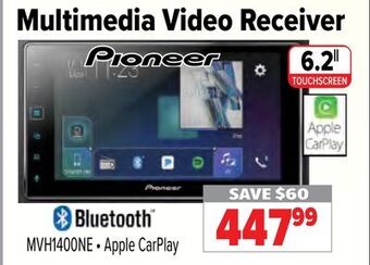 2001 Audio Video Pioneer 6.2" multimedia video receiver offer