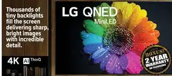 2001 Audio Video Lg 75" qned mini led 75qned85 offer