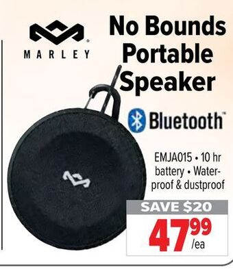 2001 Audio Video Marley no bounds portable speaker offer