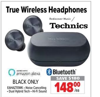 2001 Audio Video Technics true wireless headphones offer