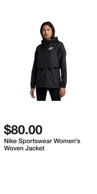 Sport Chek Nike sportswear women's woven jacket offer