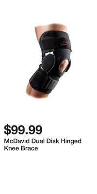 Sport Chek Mcdavid dual disk hinged knee brace offer