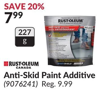 Princess Auto Anti-skid paint additive offer