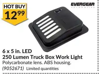 Princess Auto 6 x 5 in. led 250 lumen truck box work light offer