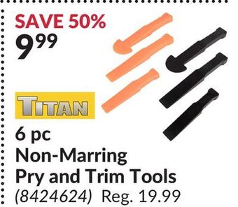 Princess Auto 6 pc non-marring pry and trim tools offer