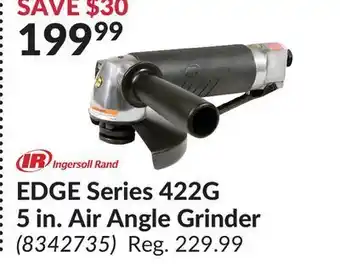 Princess Auto Edge series 422g 5 in. air angle grinder offer