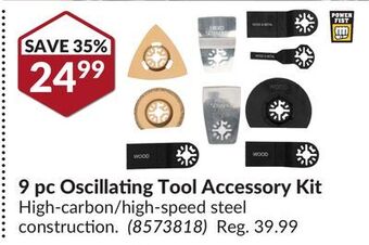 Mastercraft 100-pc oscillating tool 