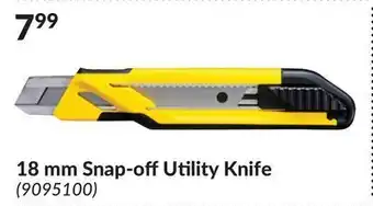 Princess Auto 18 mm snap-off utility knife offer