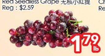 Red seedless grape
