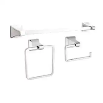 Lowe's Pfister 3-piece vorena polished chrome decorative bathroom hardware set offer