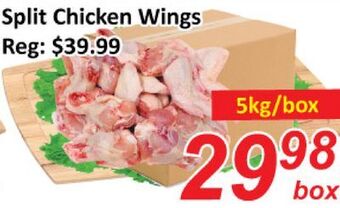 Seasons Foodmart Split chicken wings offer