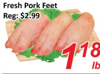 Seasons Foodmart Fresh pork feet offer