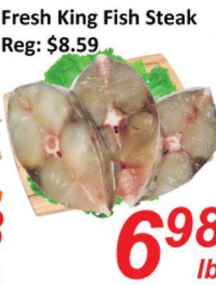 Seasons Foodmart Fresh king fish steak offer