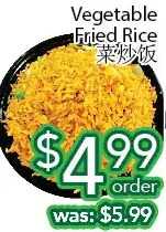 Ample Food Market Vegetable fried rice offer