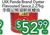 Ample Food Market Lkk panda brand oyster flavoured sauce offer