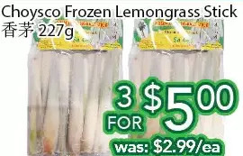 Ample Food Market Choysco frozen lemongrass stick offer