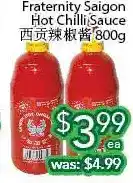 Ample Food Market Fraternity saigon hot chilli sauce 800g offer