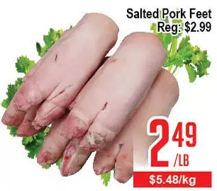 Skyland Foodmart Salted pork feet offer