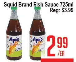 Skyland Foodmart Squid brand fish sauce offer