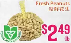 Grant's Foodmart Fresh peanuts offer