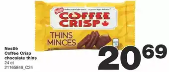 Wholesale Club Nestlé coffee crisp chocolate thins offer