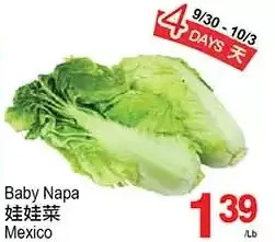 T&T Supermarket Baby napa offer