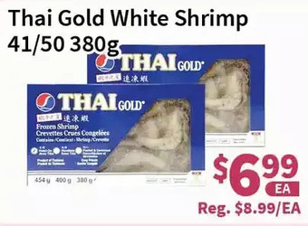 Blue Sky Supermarket Thai gold white shrimp offer