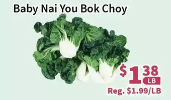 Blue Sky Supermarket Baby nai you bok choy offer