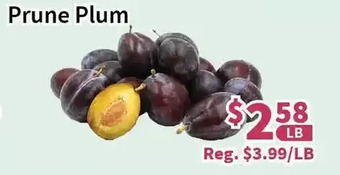 Blue Sky Supermarket Prune plum offer