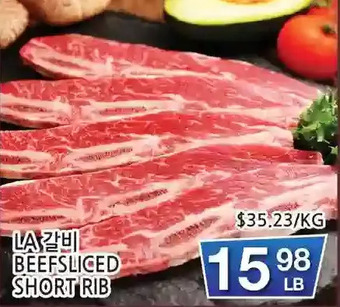 H-Mart Beef sliced short rib offer
