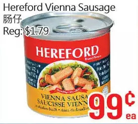 Hong Tai Supermarket Hereford vienna sausage offer