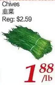 Tone Tai Supermarket Chives offer