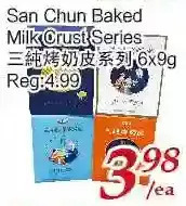 Tone Tai Supermarket San chun baked milk crust series offer