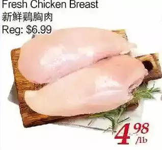 Tone Tai Supermarket Fresh chicken breast offer