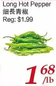 Tone Tai Supermarket Long hot pepper offer
