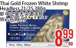 Bestco Food Mart Thai gold frozen white shrimp headless offer