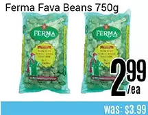 Nations Fresh Foods Ferma fava beans offer