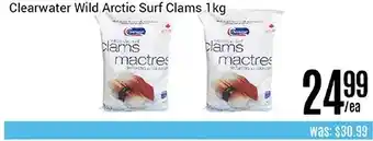 Nations Fresh Foods Clearwater wild arctic surf clams offer