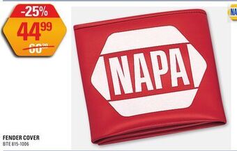 NAPA Auto Parts Fender cover offer