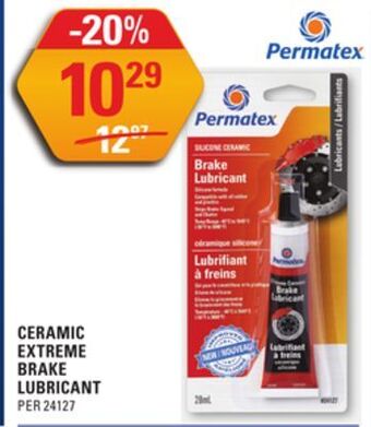 NAPA Auto Parts Ceramic extreme brake lubricant offer