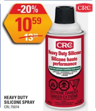 NAPA Auto Parts Crc heavy duty silicone spray offer