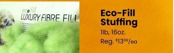 Fabricland Eco-fill stuffing offer