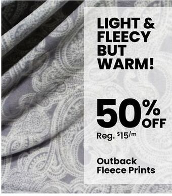 Outback fleece prints