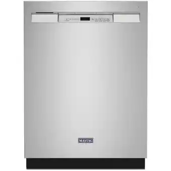 The Brick Maytag front-control dishwasher with dual power filtration offer