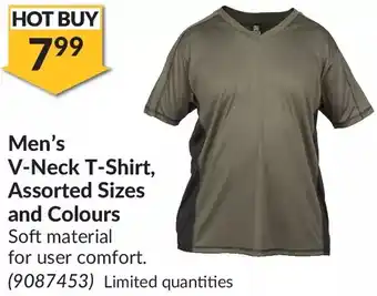 Princess Auto Men's v-neck t-shirt offer