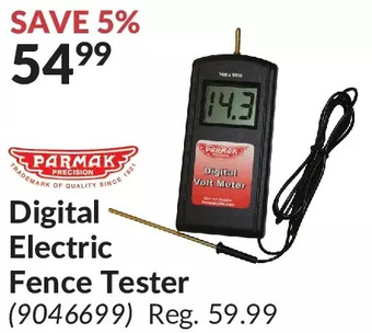 Princess Auto Parmak digital electric fence tester offer
